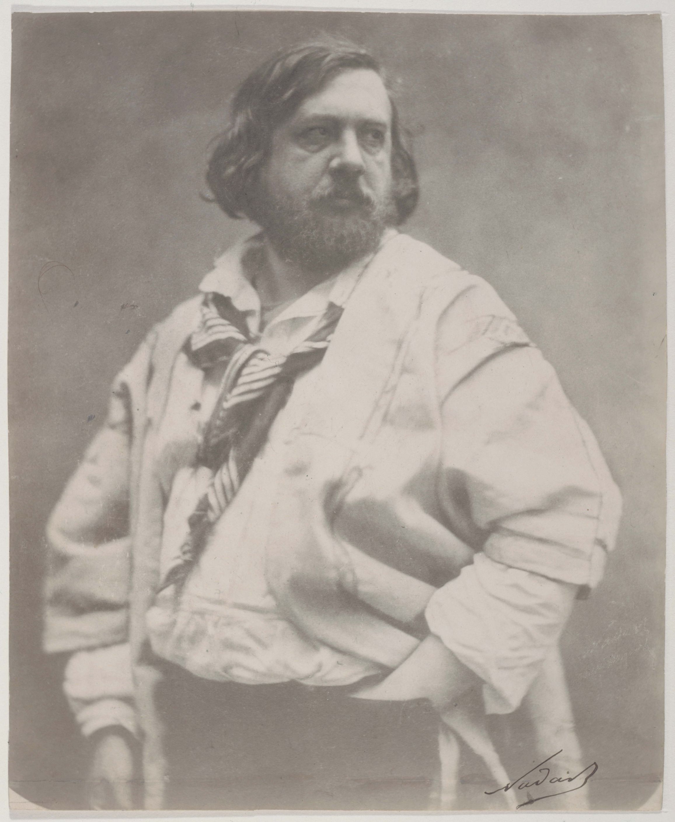 Nadar, Portrait de Théophile Gautier (1811-1872), écrivain.