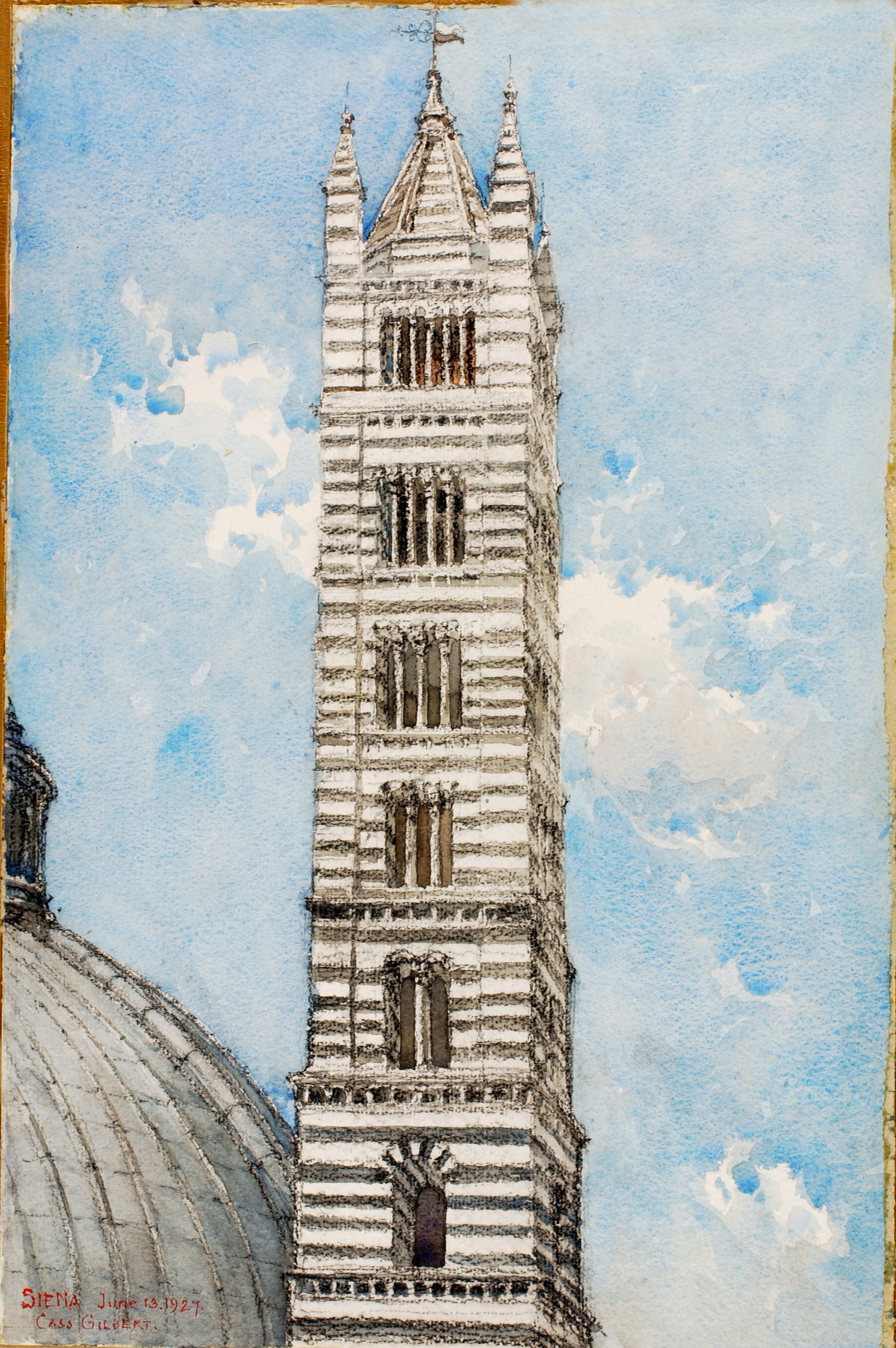 Cass Gilbert, Cathedral Tower, Siena