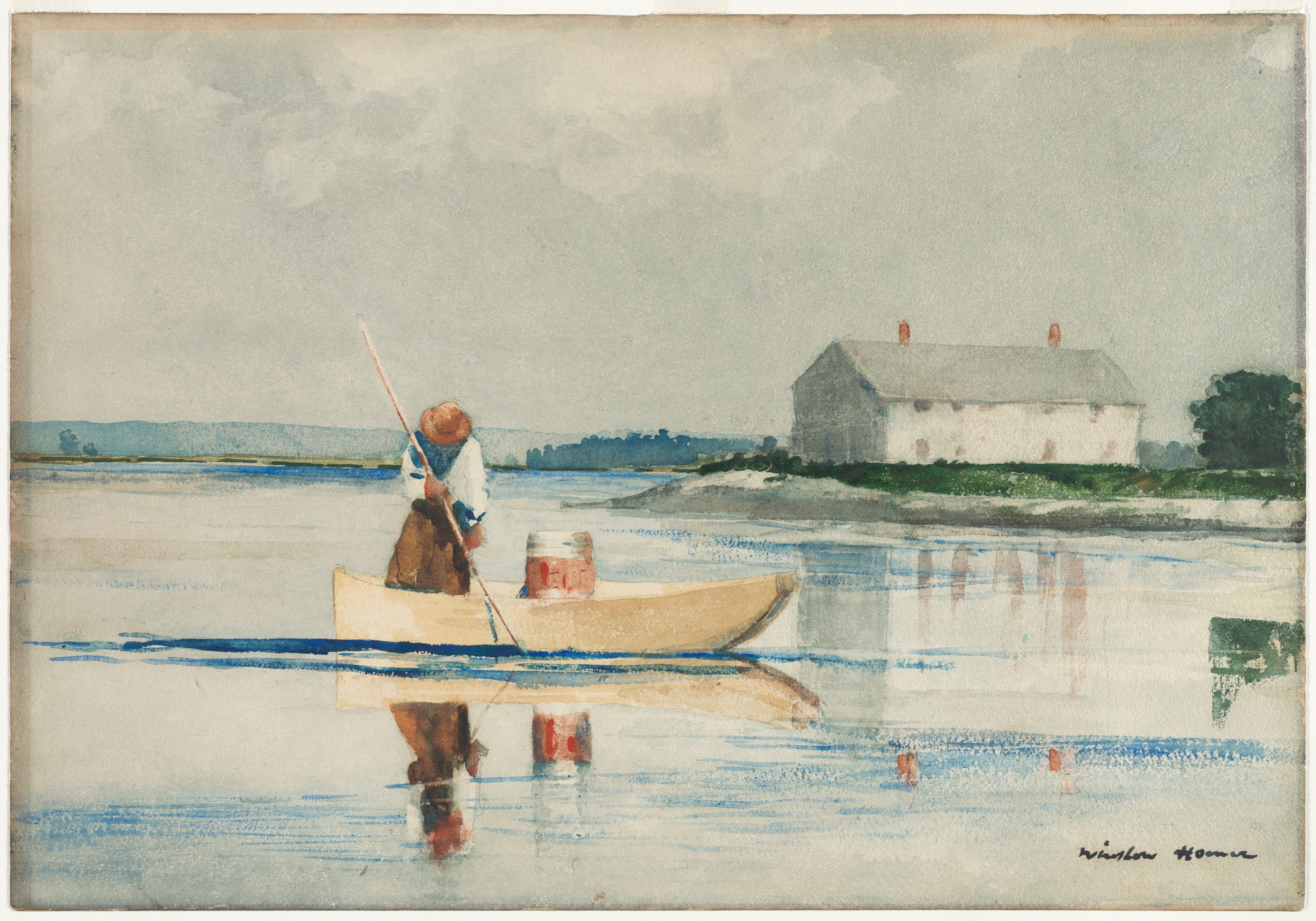Winslow Homer, Spearing Eels