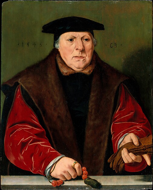 Jan Cornelisz Vermeyen, Portrait of a Man with a Rosary
