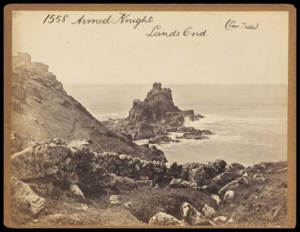 Francis Frith, Armed Knight.  Lands End (Low Tide)