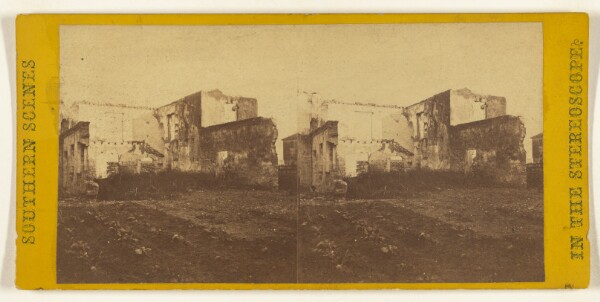 Edward and Henry T. Anthony & Co., Ruins of the old Spanish Government House, St. Augustine, Florida.