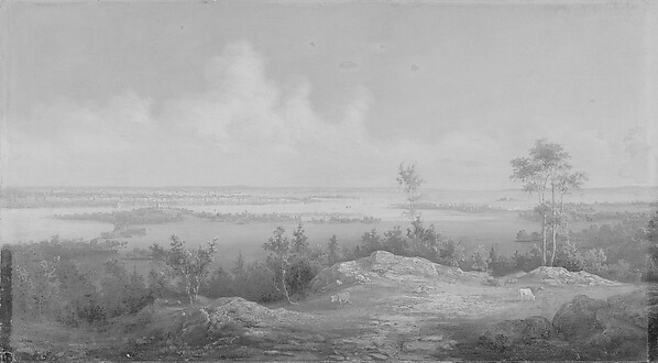 Asher Brown Durand, View of New York from New Jersey