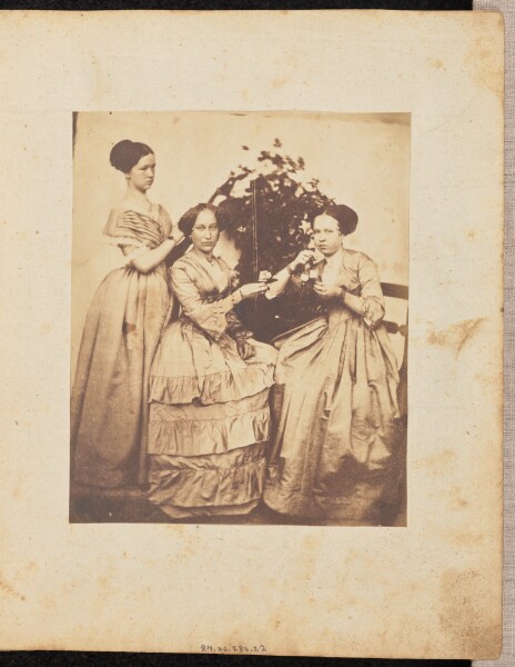 Jakob Höflinger, [Portrait of three young women]