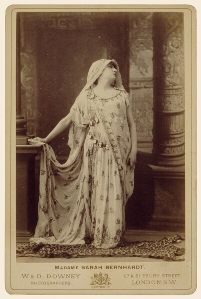W. & D. Downey, Sarah Bernhardt in the role of Racine's Phèdre