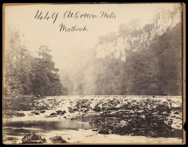 Francis Frith, At Cotton Mills.  Matlock
