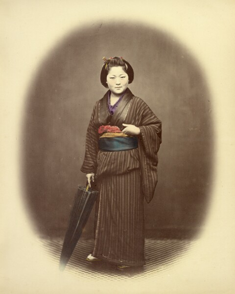 Felice Beato, Japanese Girl