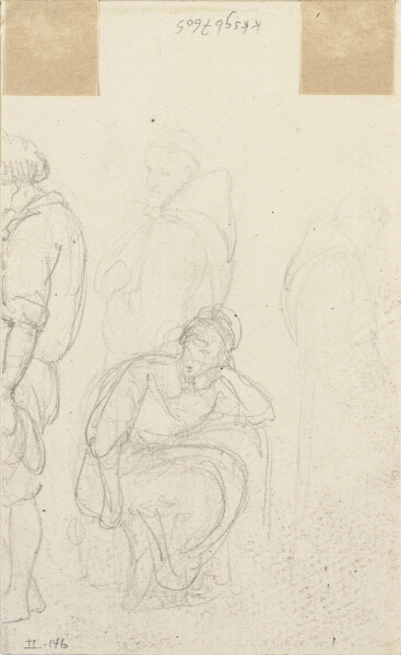 Wilhelm Marstrand, Figurstudier