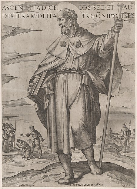 Antonio Tempesta, St. James Major, from "Christ, Mary, and the Apostles"