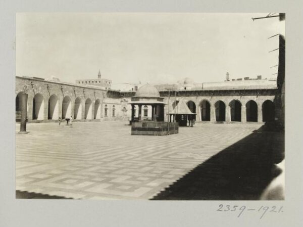 K.A.C. Creswell, Courtyard of Umayyad Mosque, Aleppo