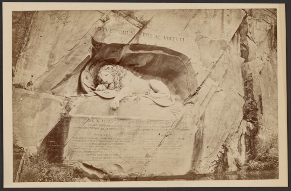 Unknown, [Lion of Lucerne]