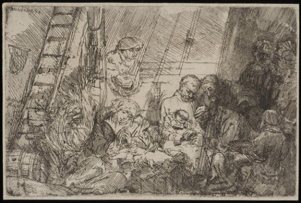 Rembrandt van Rijn, The Circumcision in the stable