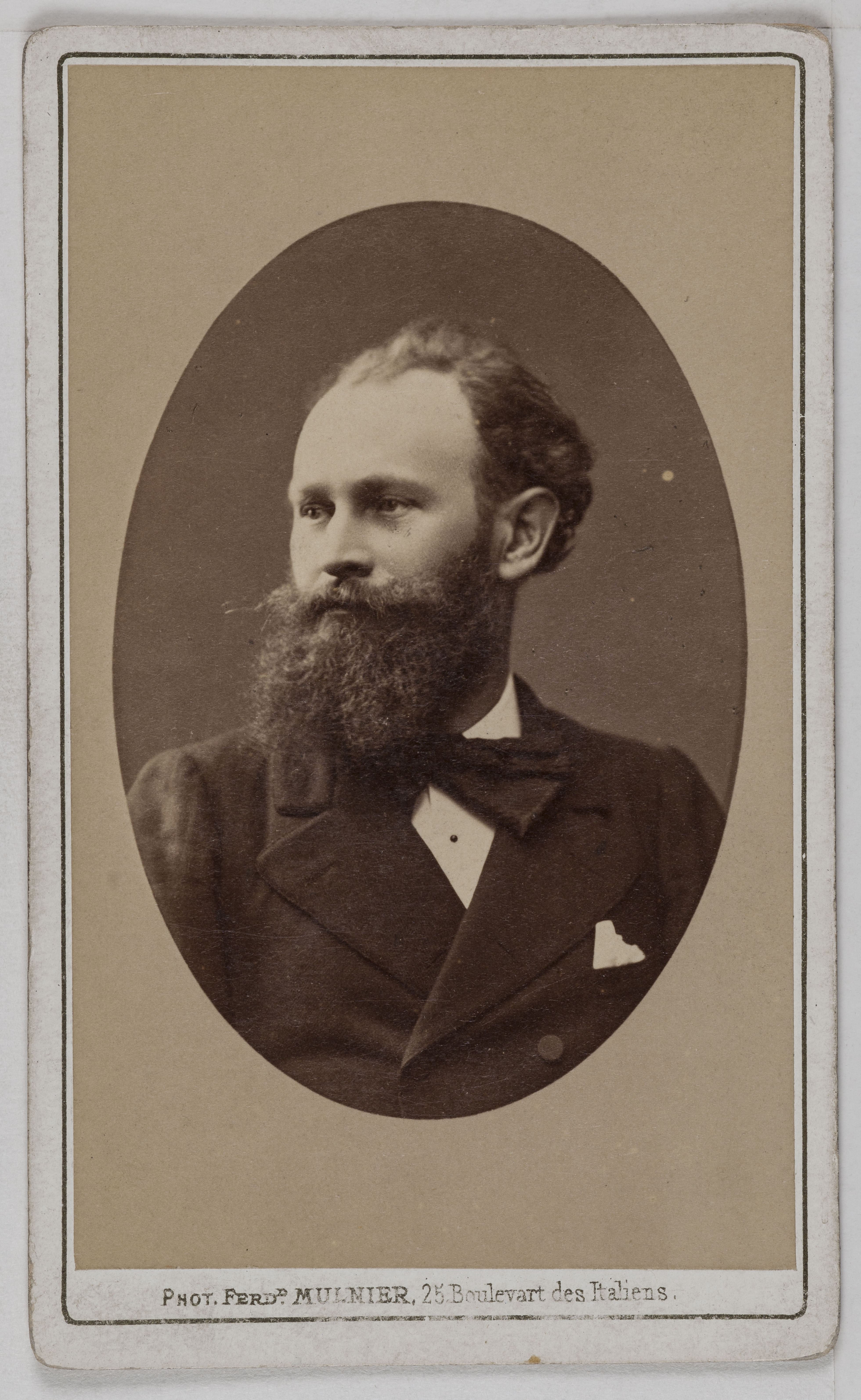 Ferdinand Mulnier, Portrait de Manet Edouard, (1832-1883), (peintre)