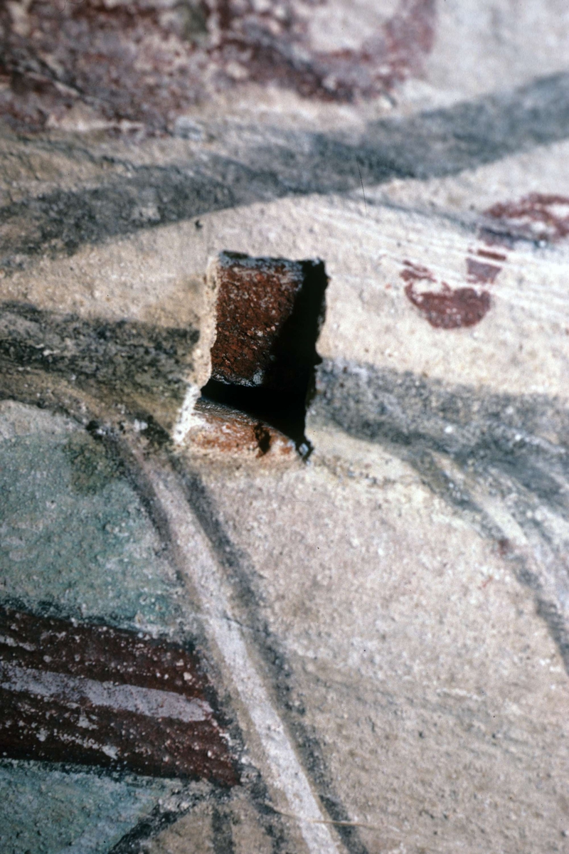 Rune Hammarling, Kalkmålning i Viksta kyrka, Viksta socken, Uppland 1986