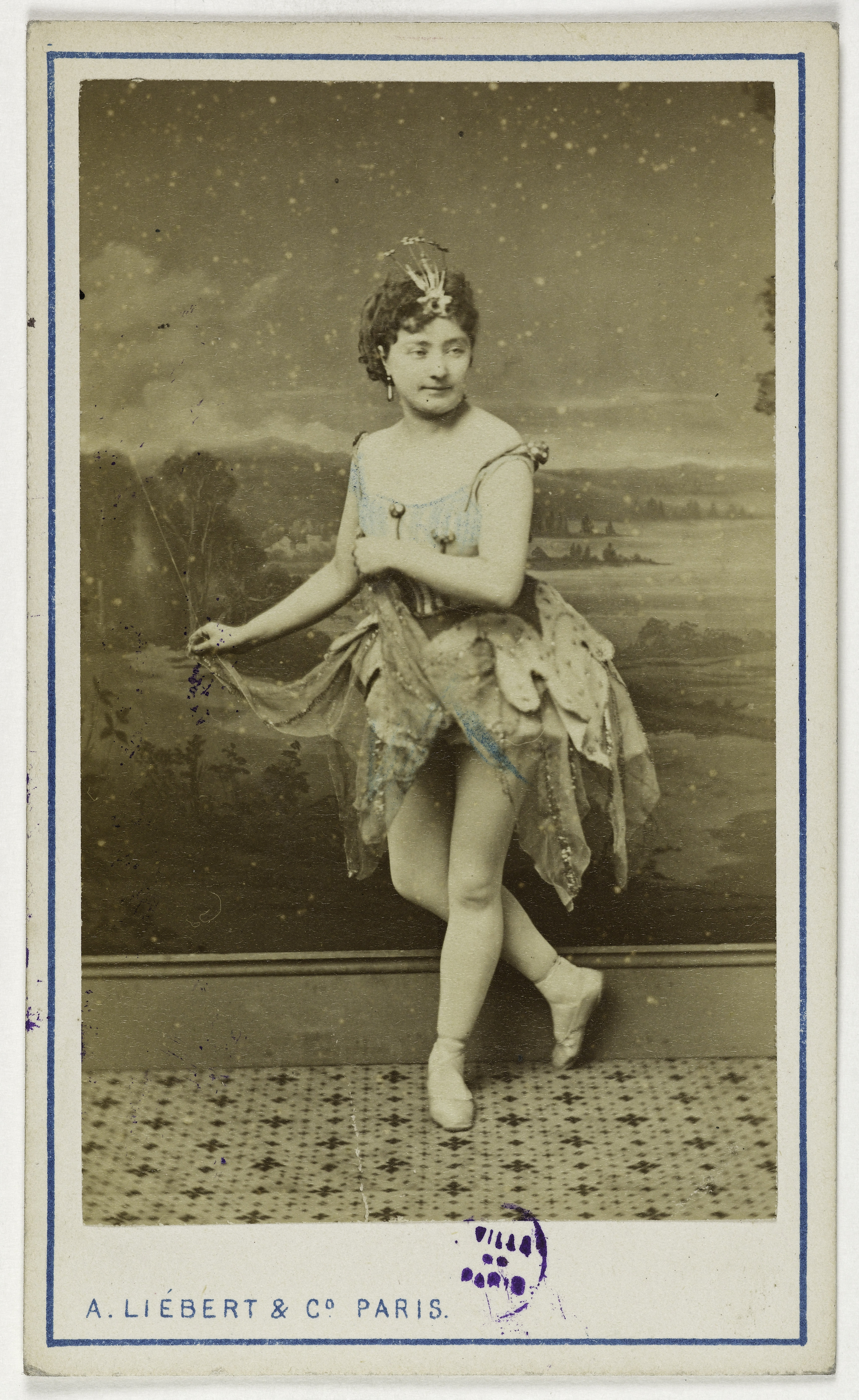 Alphonse Liébert, Portrait de Godel Hélène, (danseuse)