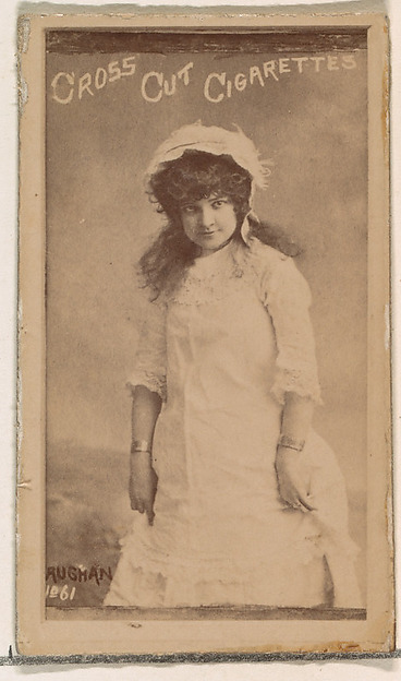 W. Duke, Sons & Co., Card Number 61, Rughan, from the Actors and Actresses series (N145-1) issued by Duke Sons & Co. to promote Cross Cut Cigarettes