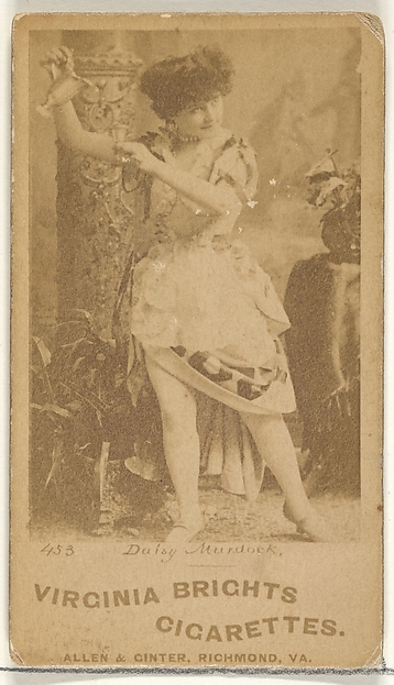 Allen & Ginter, Card 453, Daisy Murdoch, from the Actors and Actresses series (N45, Type 1) for Virginia Brights Cigarettes