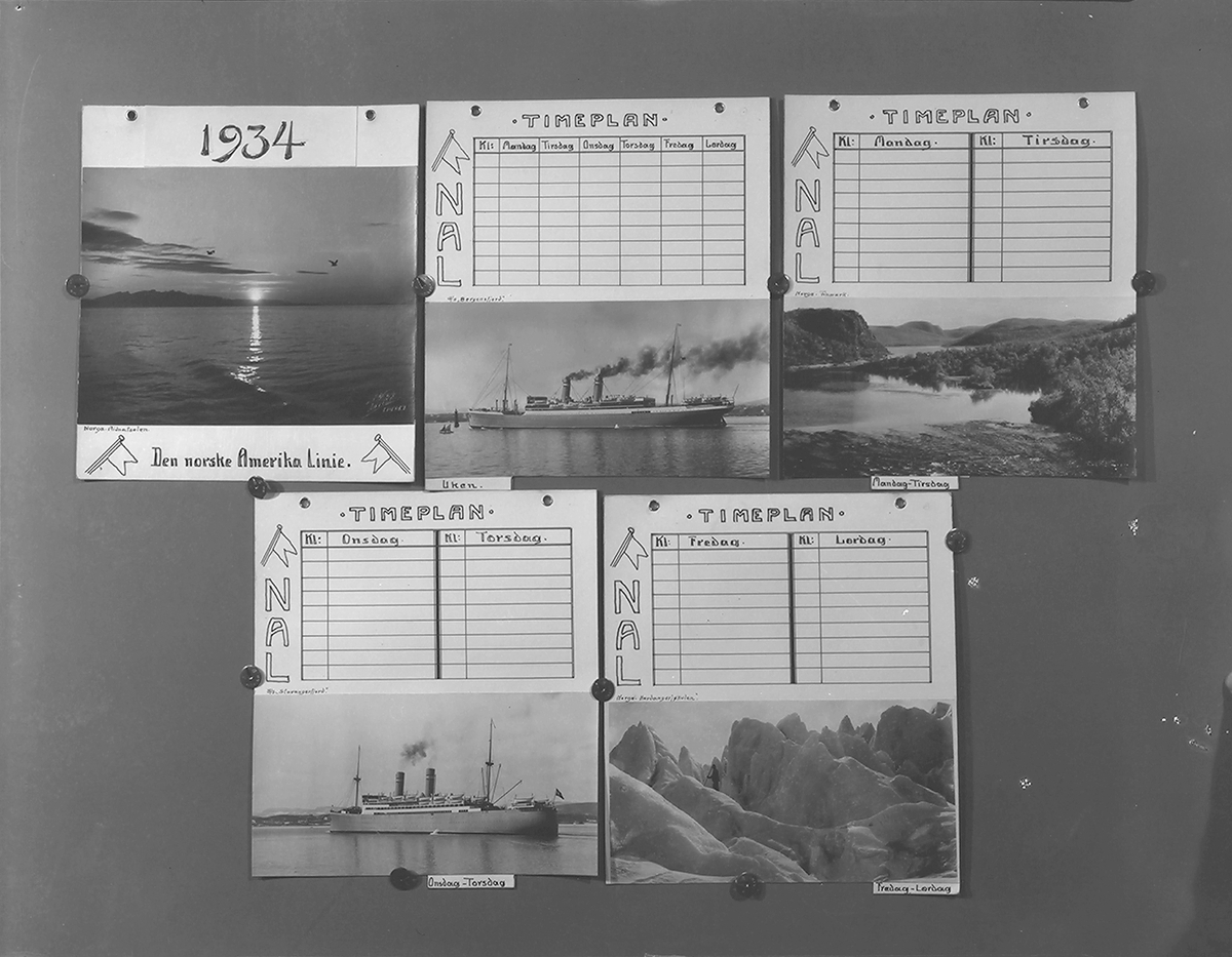 Anders Beer Wilse, Prot: Platou frk copi kalender