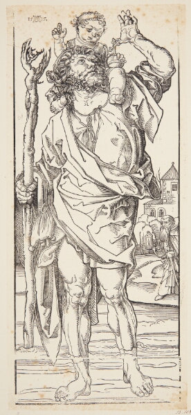 Albrecht Dürer, Den hellige Kristoffer krydser floden