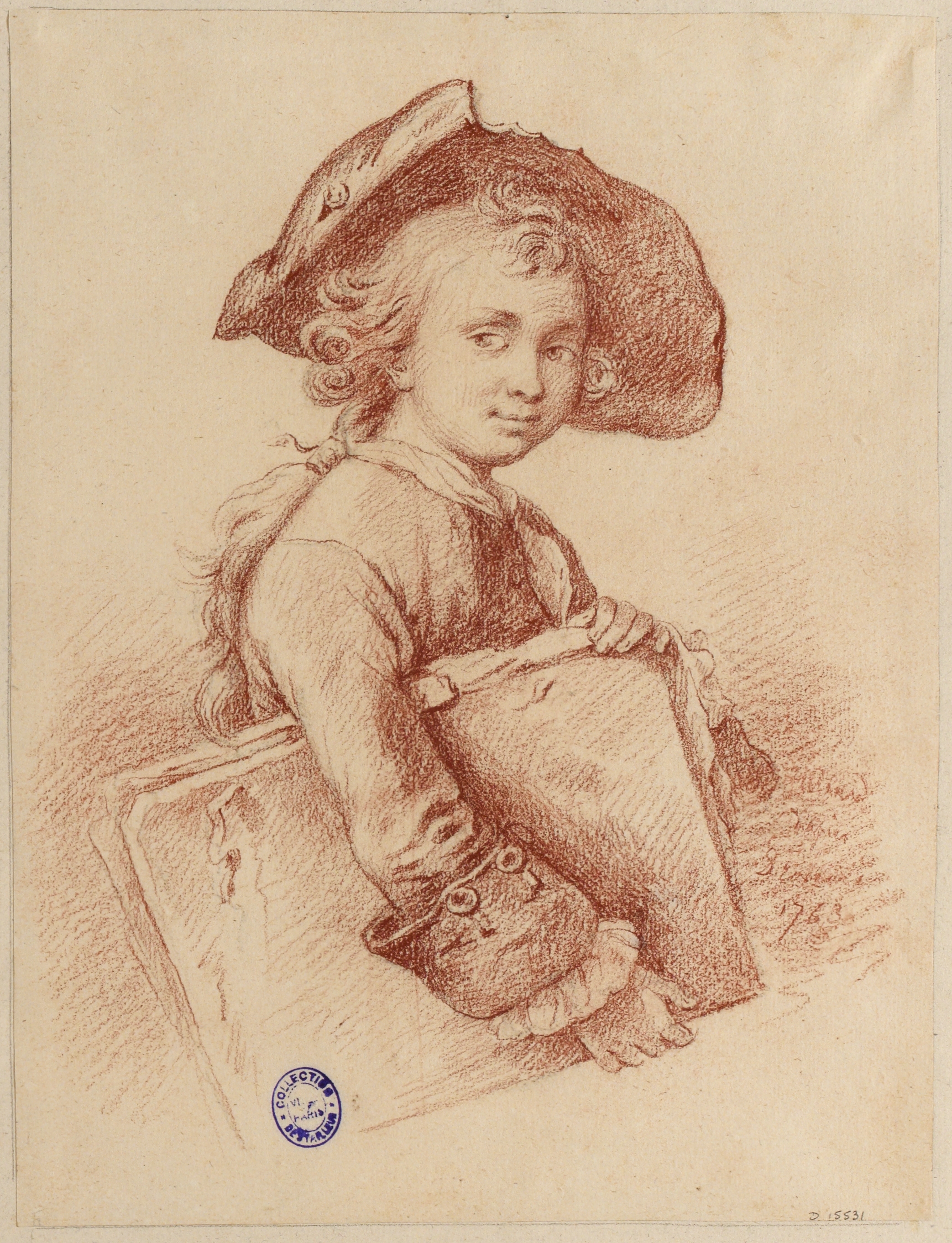 Anonyme, Portrait de Drouais, peintre, en 1763