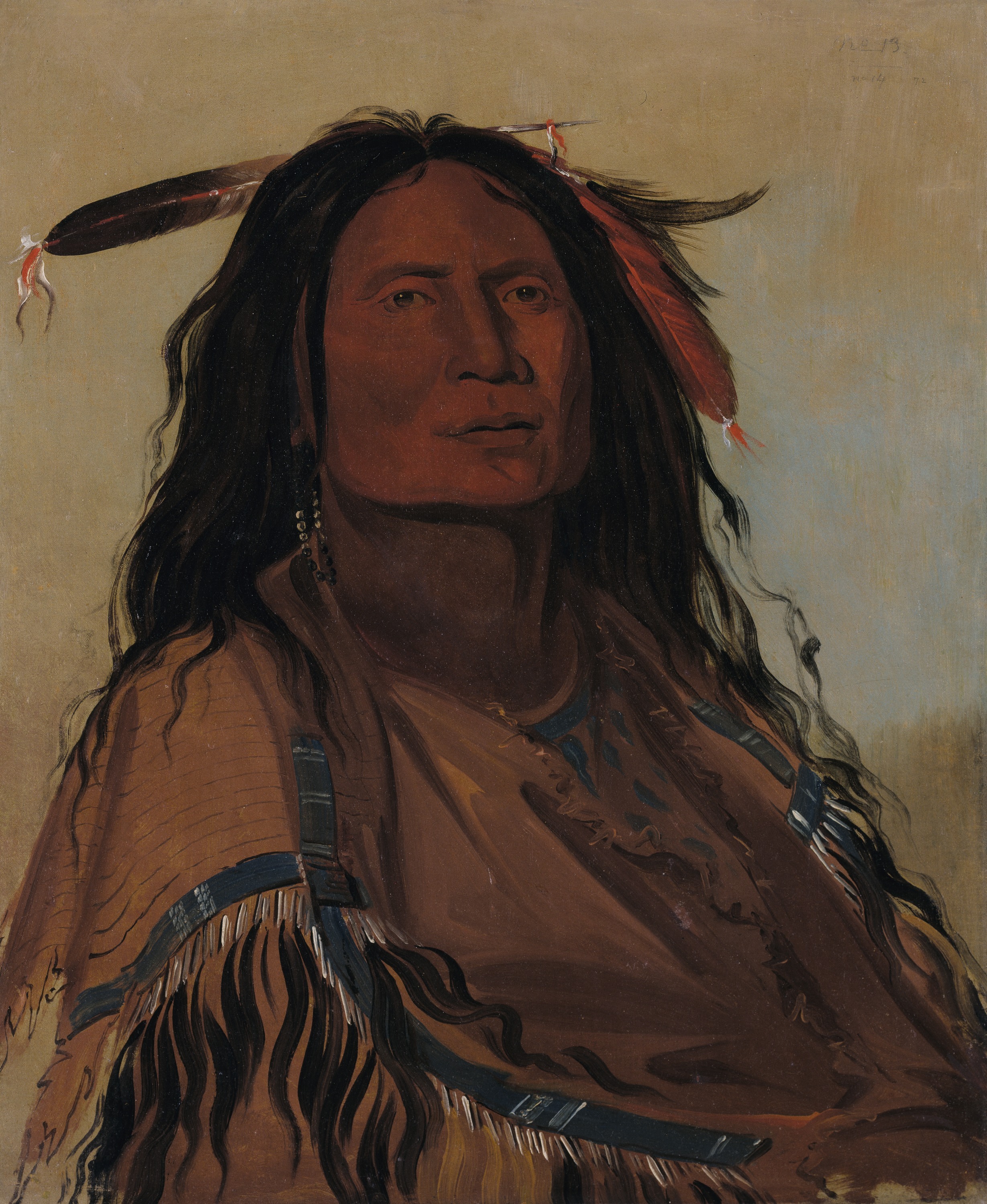 George Catlin, Wúk-mi-ser, Corn, a Miniconjou Warrior