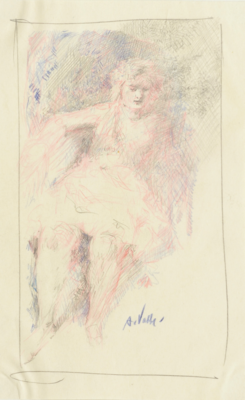 Ado (autor) Vabbe, Woman in pink