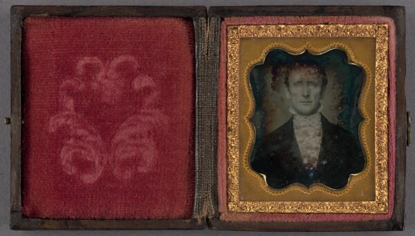 Unknown, [Portrait of a Seated Man in Bow Tie]