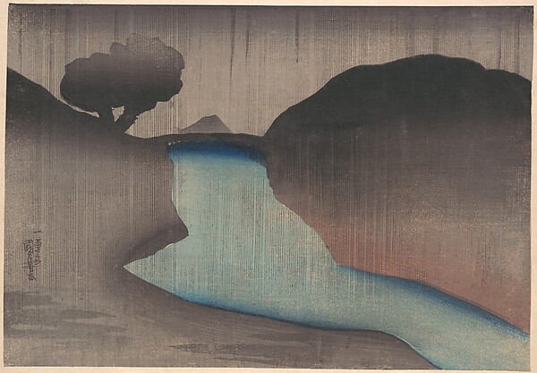 Utagawa Kuniyoshi, Ochanomizu in the Rain