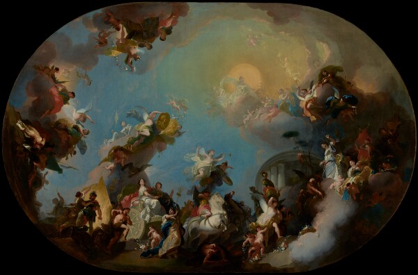 Franz Anton Maulbertsch, The Glorification of the Union of the Houses of Hapsburg and Lorraine