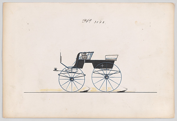 Brewster & Co., Design for T-Cart, no. 3183