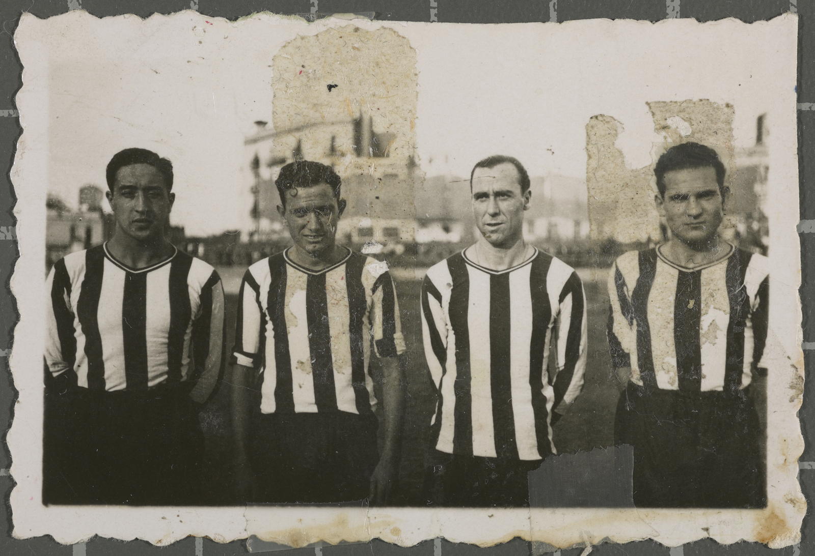 Desconegut, [Retrat de jugadors del Girona FC]