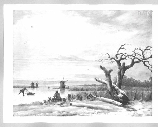 Adriaen van de Velde, winter-riverscape