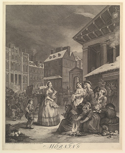 William Hogarth, Morning: The Four Times of the Day