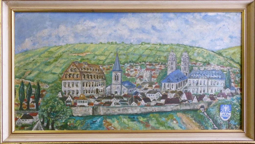 Unknown artist, Ölgemälde Guntersblum