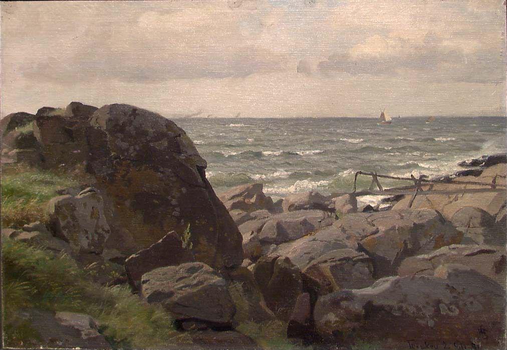 Hans Gude, From the Coast
