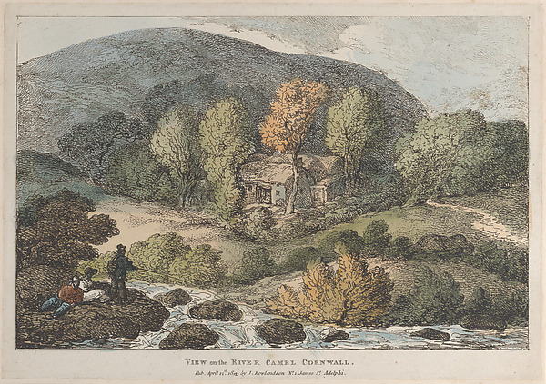 Thomas Rowlandson, View on the River Camel Cornwall