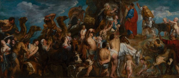 Jacob Jordaens, Moses Striking Water from the Rock