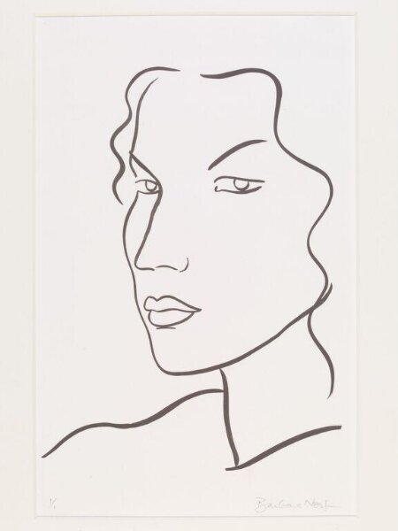 Barbara Nessim, Portrait of Gisele Bündchen