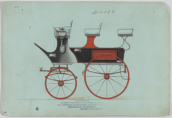 Brewster & Co., Roof Seat /Demi Break #4066