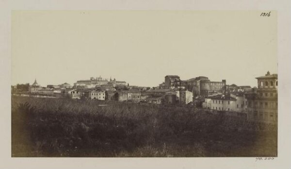 Parker, John Henry, General Views - Churches and Monasteries of the Santi Quattro and the Lateran, from the Thermae of Titus.