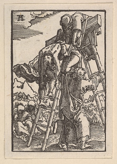 Albrecht Altdorfer, The Descent from the Cross, from "The Fall and Salvation of Mankind Through the Life and Passion of Christ"