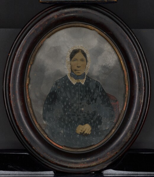 Unknown, [Portrait of woman in bonnet]