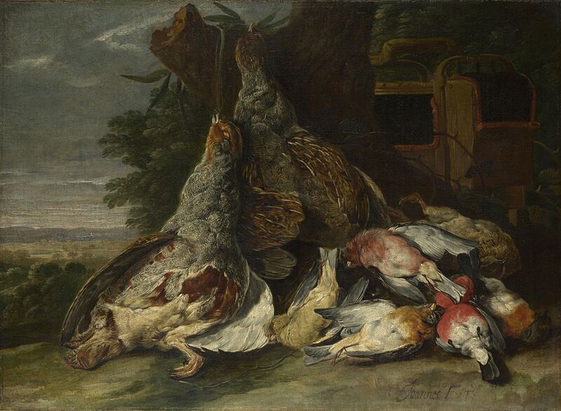 Jan Fyt, Dead Birds in a Landscape