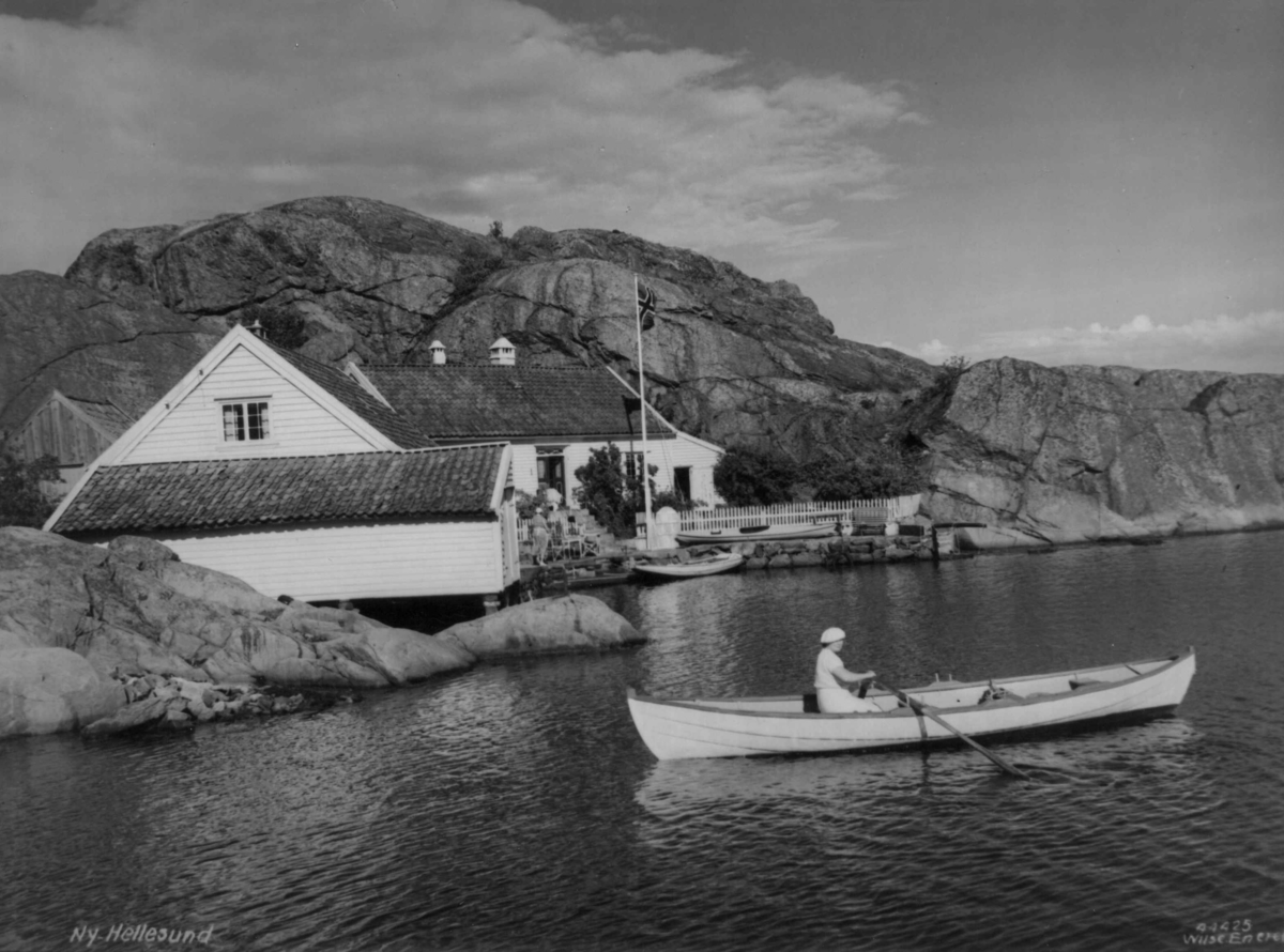 Anders Beer Wilse, Wilse original, Ny Hellesund, Samferdsel, Båt