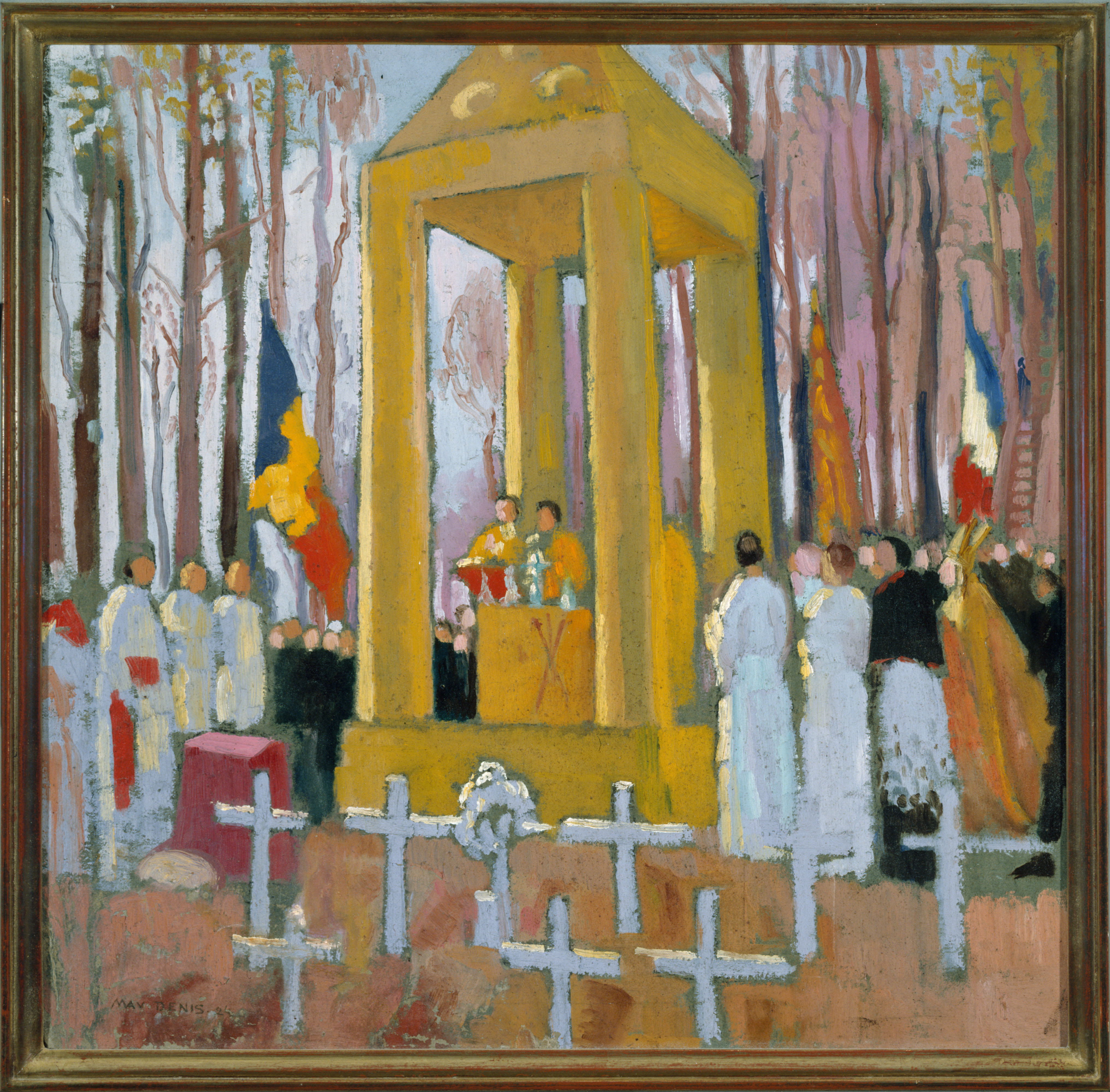 Maurice Denis, Messe devant la tombe d'Ernest Psichari