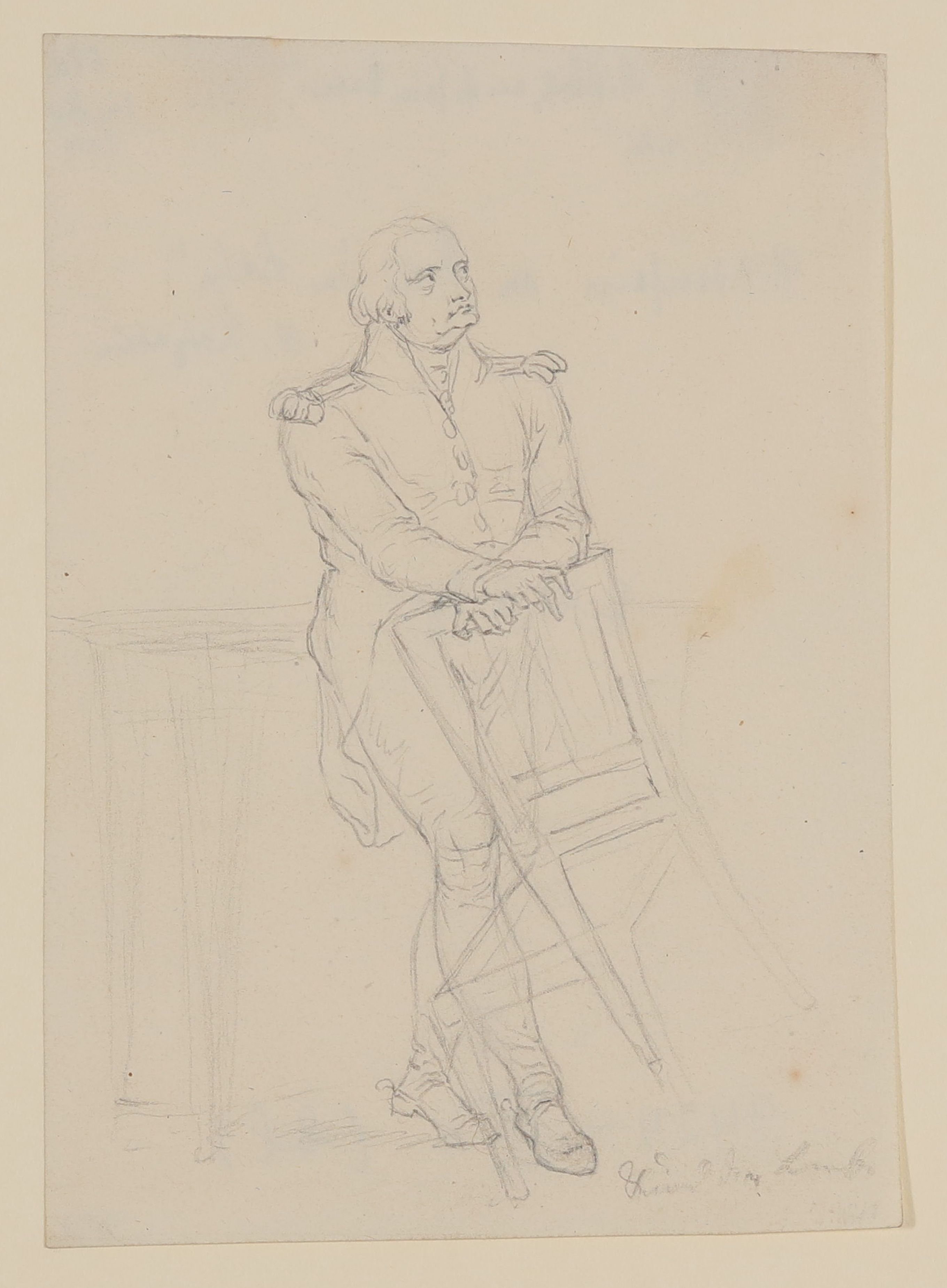 Gebrüder Henschel (Kupferstecher), August Wilhelm Iffland als Hauptmann Wildenhain in "das Kind der Liebe" von Kotzebue