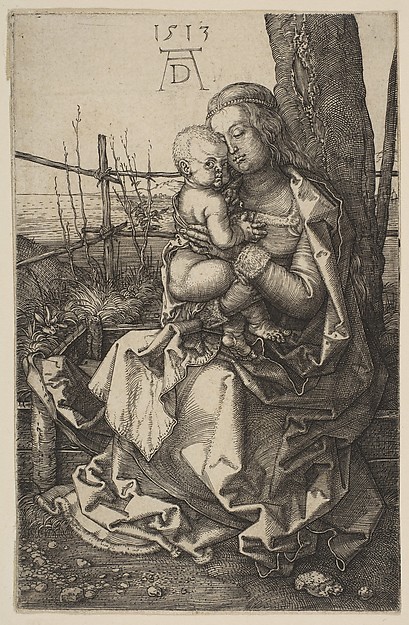 Albrecht Dürer, Virgin and Child Seated by a Tree