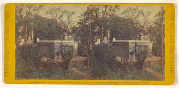 Edward and Henry T. Anthony & Co., View of John C. Calhoun's Tomb, Charleston, S.C.