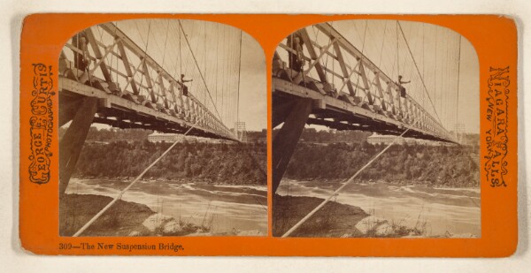 George E. Curtis, The New Suspension Bridge. [Niagara Falls, New York]