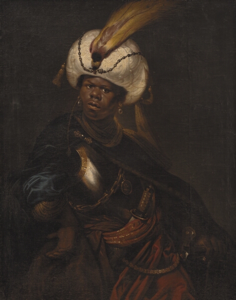 Karel van Mander III, En mand med turban og rustning